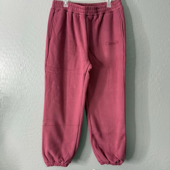 Comfrt Minimalist Sweatpants, Berry, XL KJHU54 - Picture 1 of 6